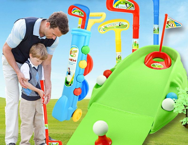 ゴルフ練習器具 親子で楽しむ子供用ゴルフセット