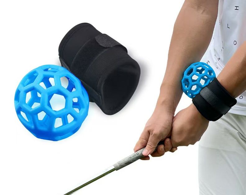 ゴルフ練習器具 肘関節固定式スイング矯正腕装着練習補助具