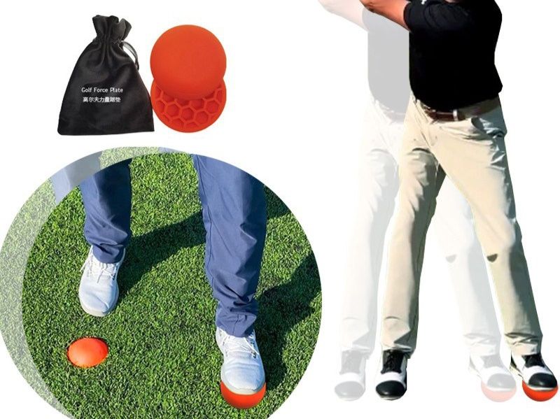 ゴルフ練習器具 体重移動強化踏み込み力量バランス矯正盤