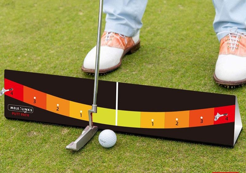 ゴルフ練習器具 段階式目標距離測定パッティング練習マット