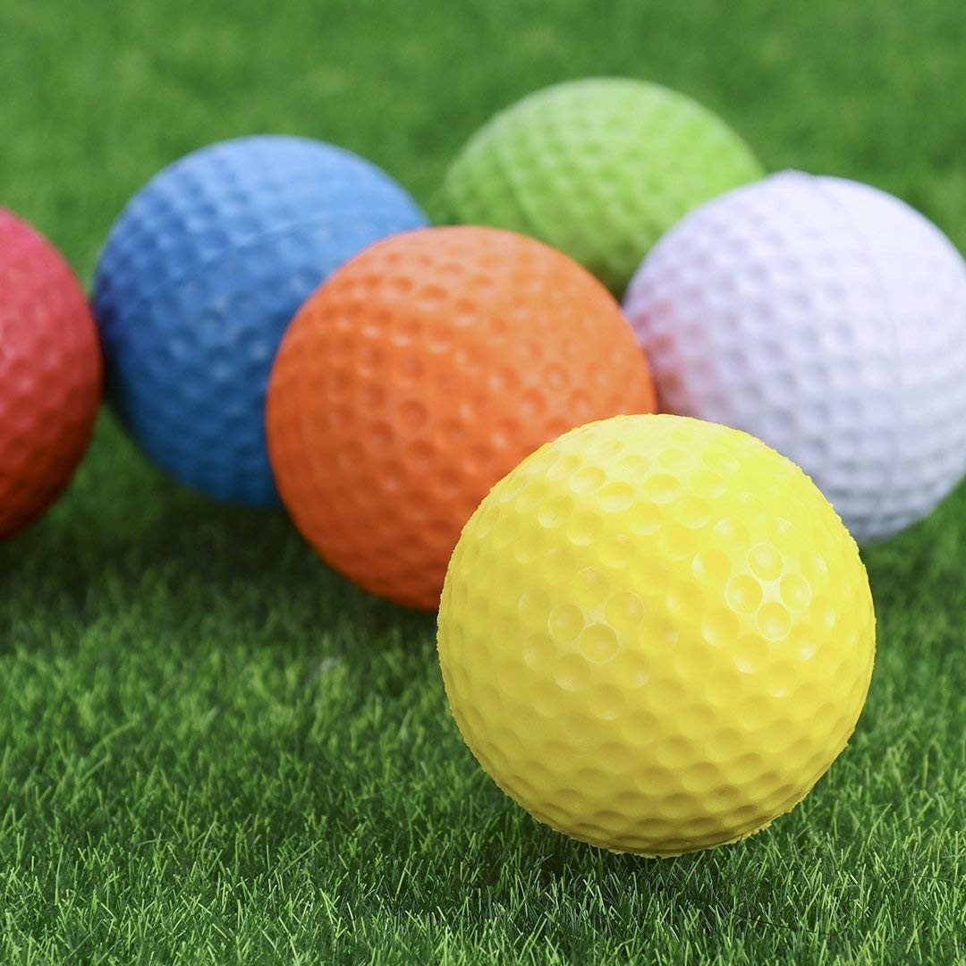 ゴルフ練習器具 室内練習用発泡ウレタン製軽量ゴルフボール