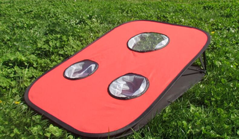 ゴルフ練習器具 三穴式折りたたみ式チップイン標的練習ネット