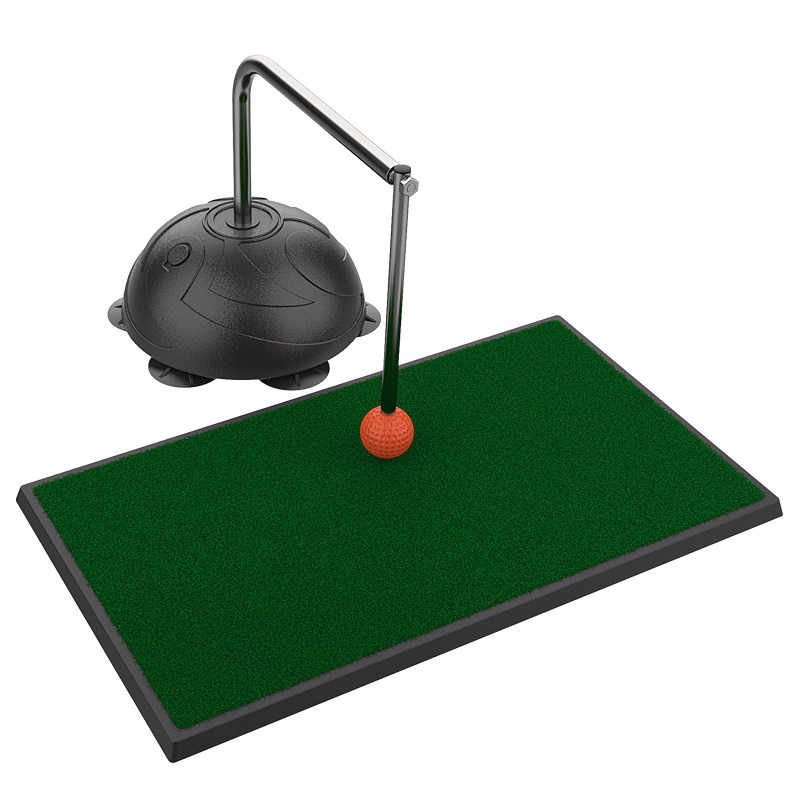 ゴルフ練習器具 自動返球機能付き打撃練習マットセット