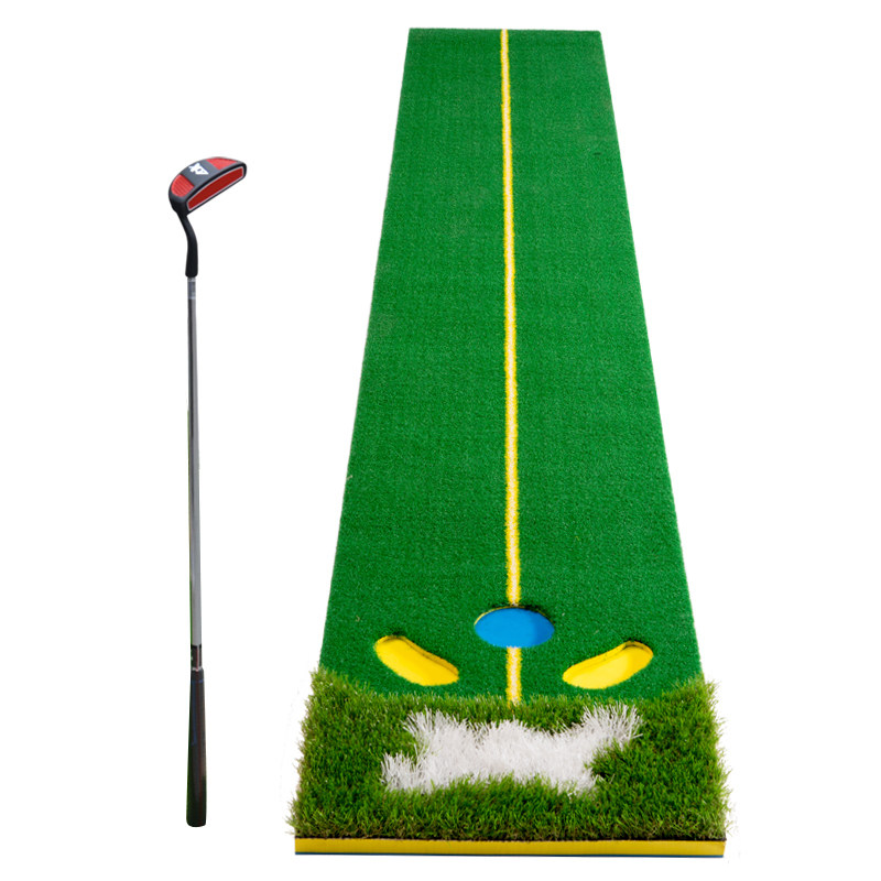 ゴルフ練習器具 自宅で本格練習できる傾斜付きパッティングマット