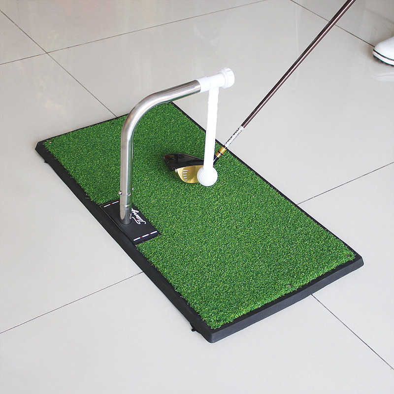 ゴルフ練習器具 室内用スイング軌道矯正マット付き練習セット