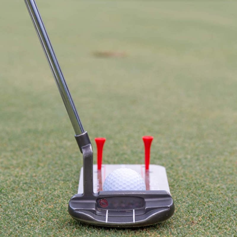 ゴルフ練習器具 目標軌道確認式パター練習補助具