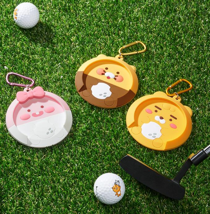 ゴルフ練習器具 かわいい動物キャラクター付きゴルフカップホルダー