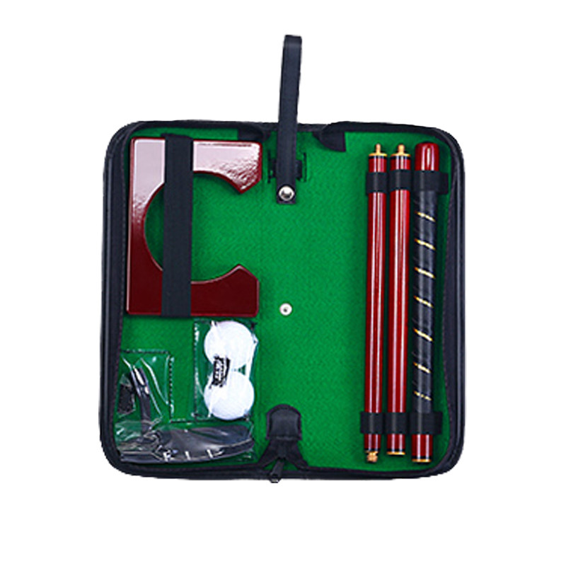 ゴルフ練習器具 室内用パター練習完全セット持ち運びケース付き