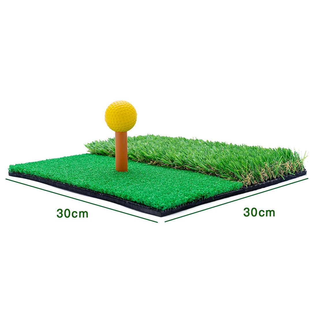 ゴルフ練習器具 練習用ティーアップ二段構造対応マット