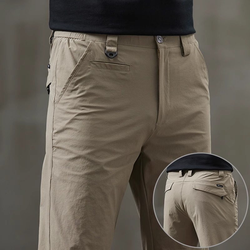 ゴルフパンツ メンズ ストレッチ機能付き軽量ゴルフパンツ