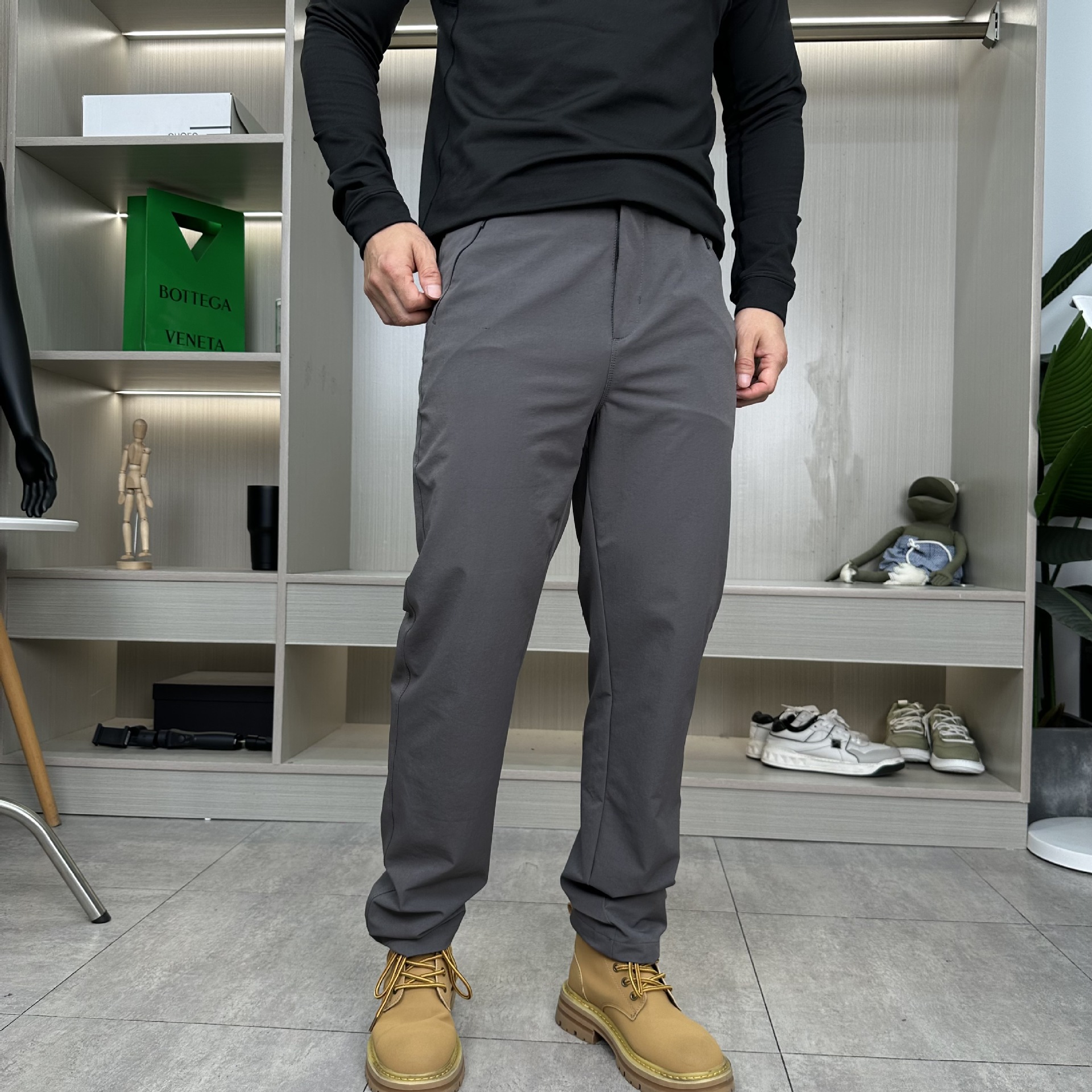ゴルフパンツ 防寒保温ストレッチゴルフパンツ 裏起毛仕様
