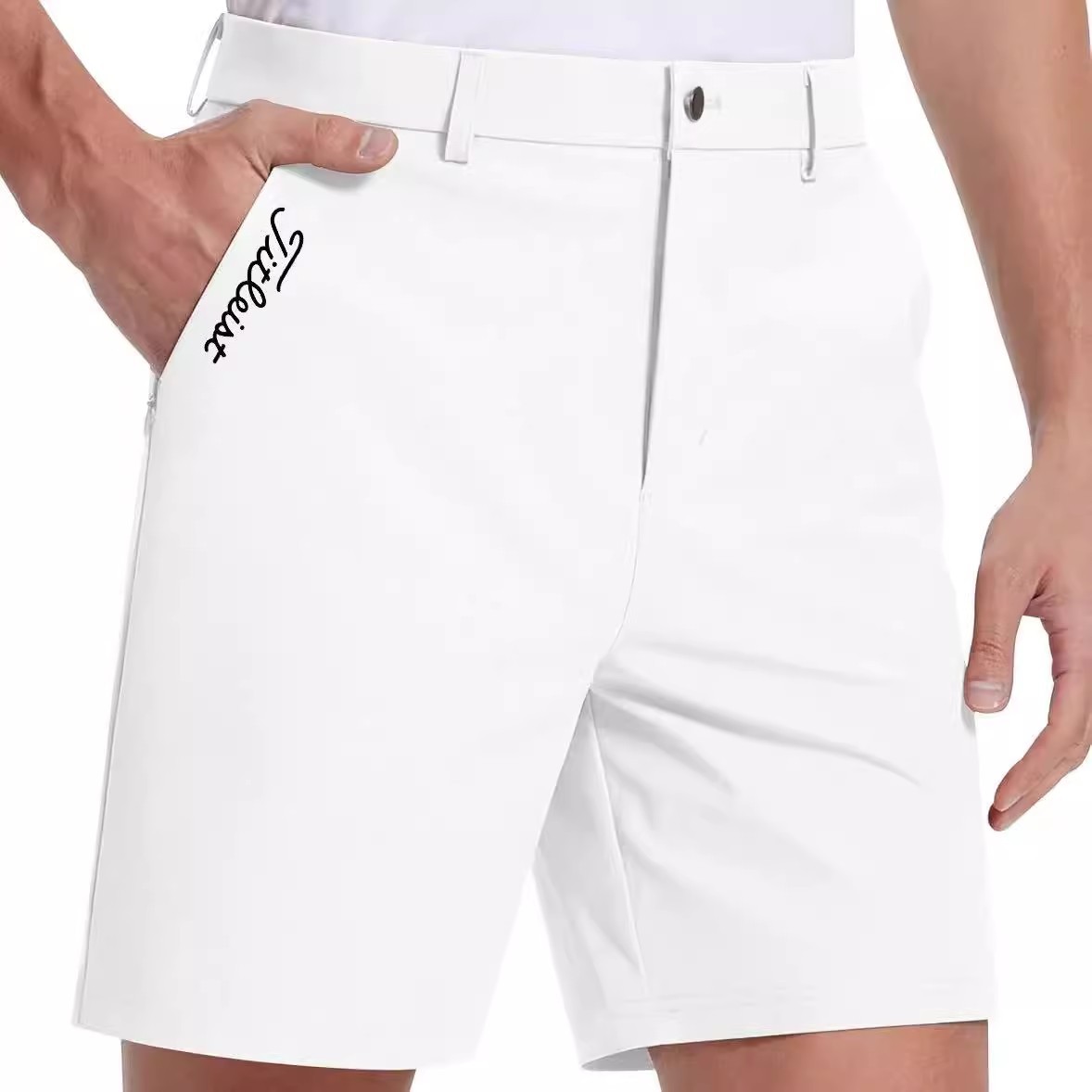 ゴルフパンツ すっきりシルエットのゴルフ用半丈パンツ