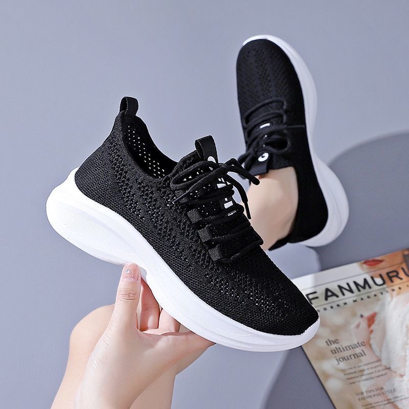 きれいめカジュアル 通気性抜群メッシュ厚底スニーカー