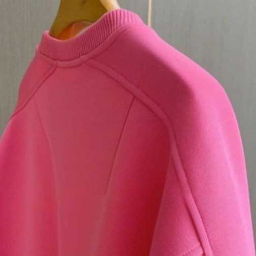 きれいめカジュアル ラグランスリーブゆったりクルーネックスエット