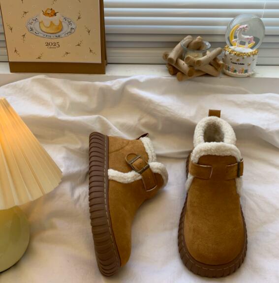 きれいめカジュアル レディース起毛ボア暖かパンプス靴