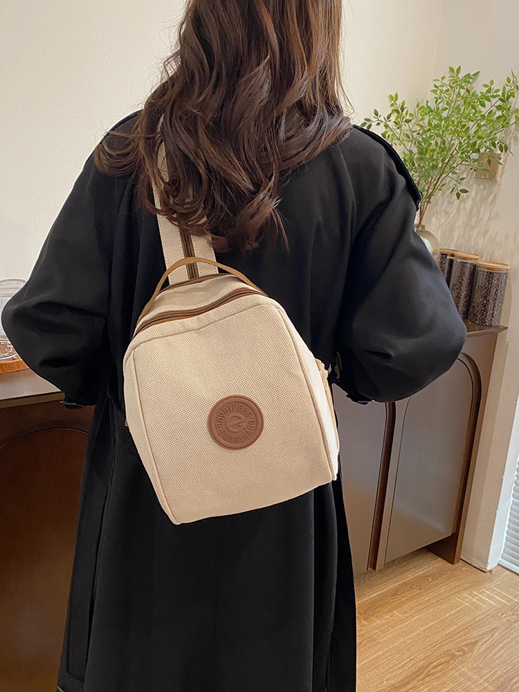 きれいめカジュアル 上質キャンバス 洗練ミニリュック