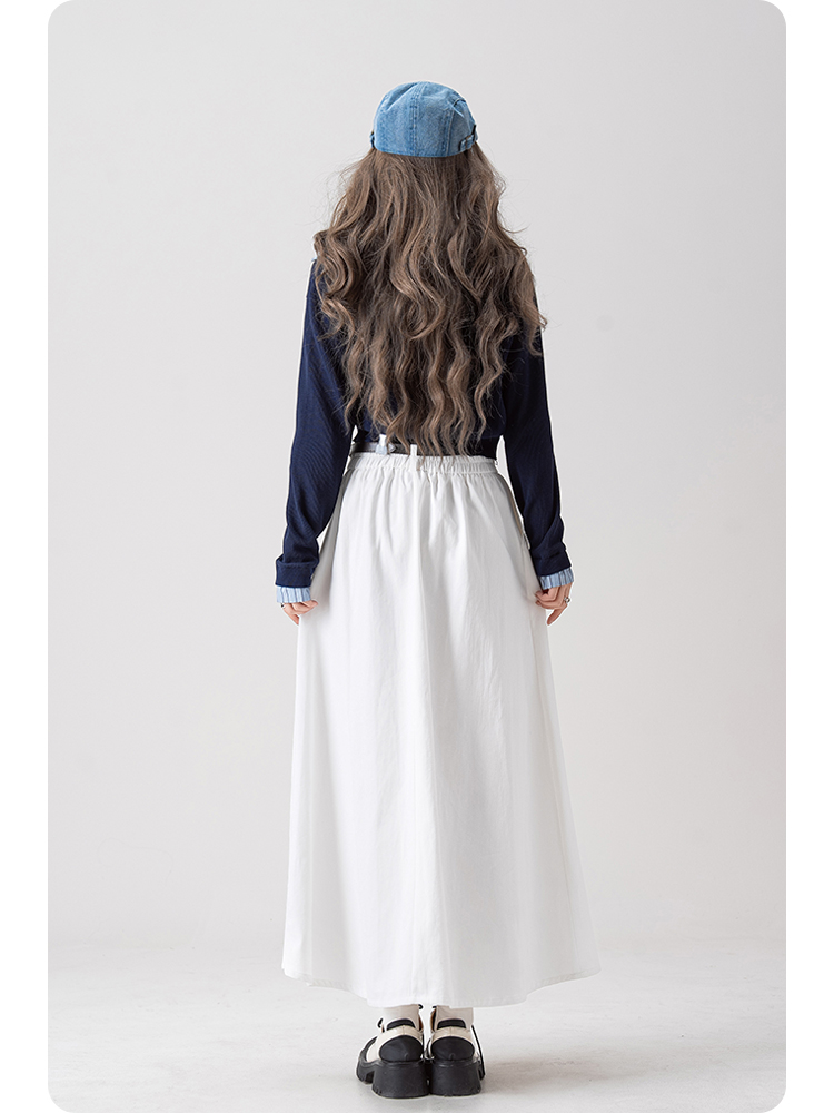 きれいめカジュアル ワイドシルエットマキシスカート