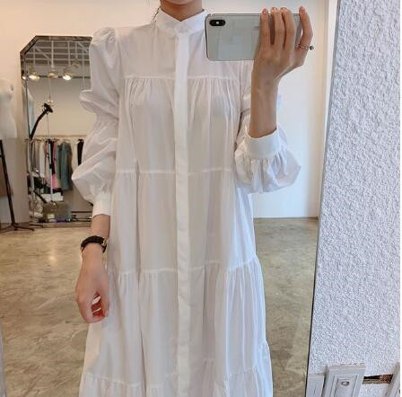 きれいめカジュアル 上品な女性らしさ引き立つ長袖ワンピース
