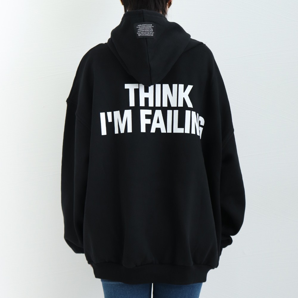 グレーファッション 文字ロゴパーカー レディース 裏起毛 韓国風