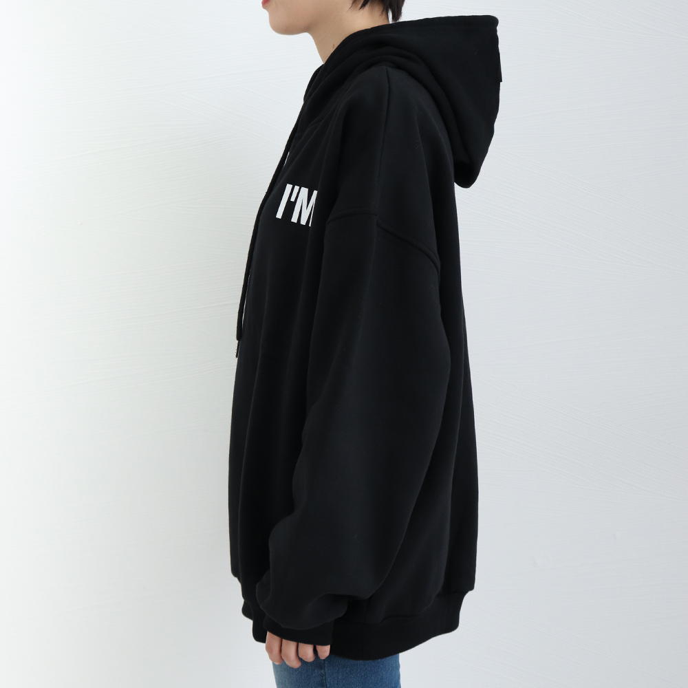 グレーファッション 文字ロゴパーカー レディース 裏起毛 韓国風