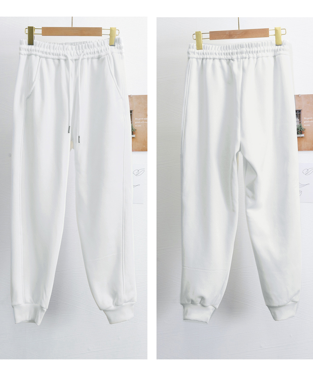 グレーファッション 裏起毛スウェットパンツ ゆったりジョガーパンツ