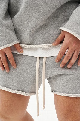 グレー パンツ グレー スウェット ショートパンツ 男女兼用 春夏