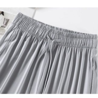 グレー パンツ ゆったり快適リラックスパンツ