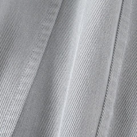 グレー パンツ リラックス紐付きワイドパンツ