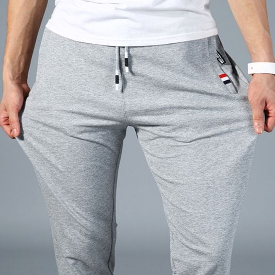 グレー パンツ シンプル リラックス スウェットパンツ