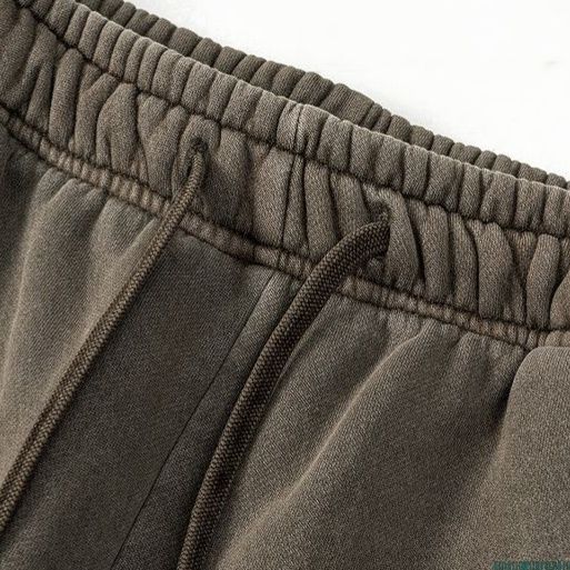 グレー パンツ 無地 裏起毛 ワイドパンツ 男女兼用 秋冬 全4色