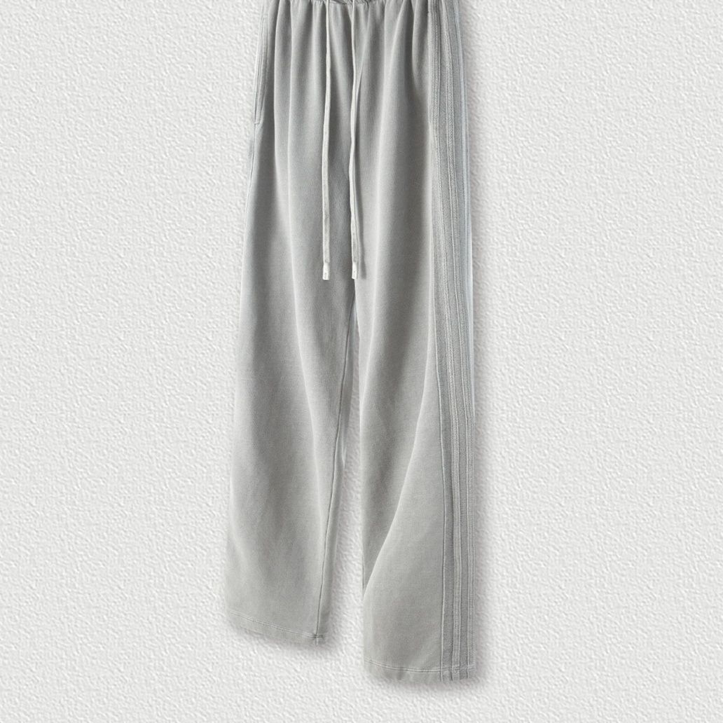 グレー パンツ 男女兼用 ヴィンテージ風 グレー ジョガーパンツ スウェット