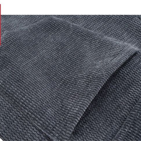 グレー コーデュロイ ワイドパンツ 男女兼用 ゆったり