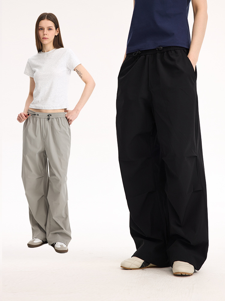 グレー パンツ 男女兼用防水速乾ワーク風パンツ全6色春夏秋新作