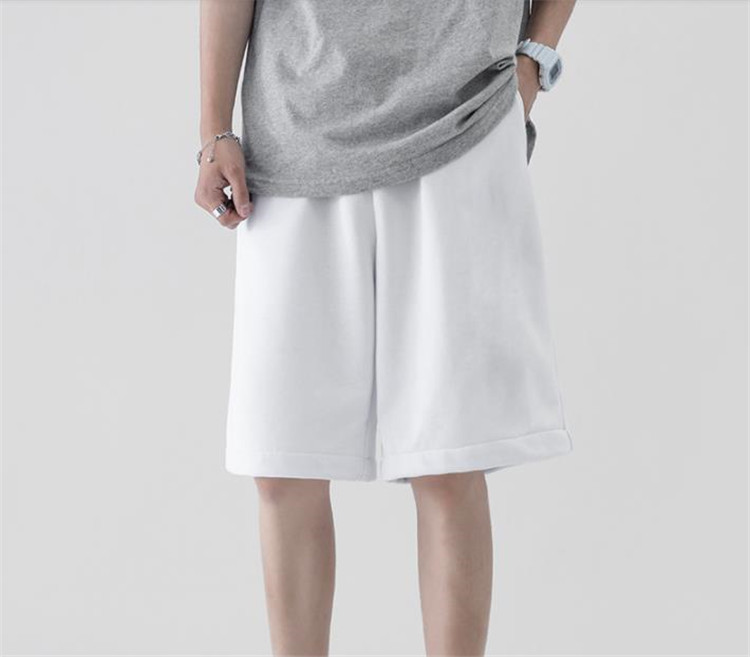 グレー パンツ メンズ夏用グレーショートパンツ薄手ゆったりカジュアル