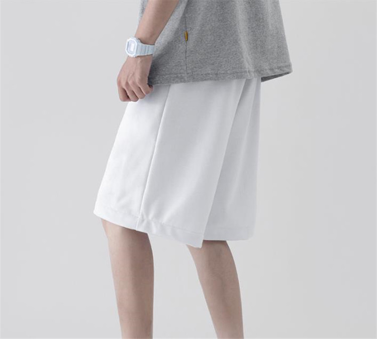 グレー パンツ メンズ夏用グレーショートパンツ薄手ゆったりカジュアル