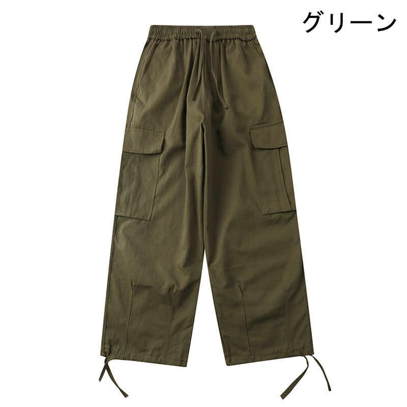 グレー パンツ 男女兼用グレーワークパンツ秋冬ストリート系ボトムス