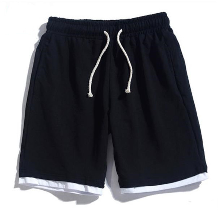 グレー パンツ 夏用メンズ無地カジュアルショートパンツ快適ゆったりシルエット