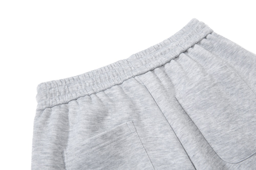 グレー パンツ 花柄グレー スウェット ワイドパンツ 男女兼用 秋冬新作