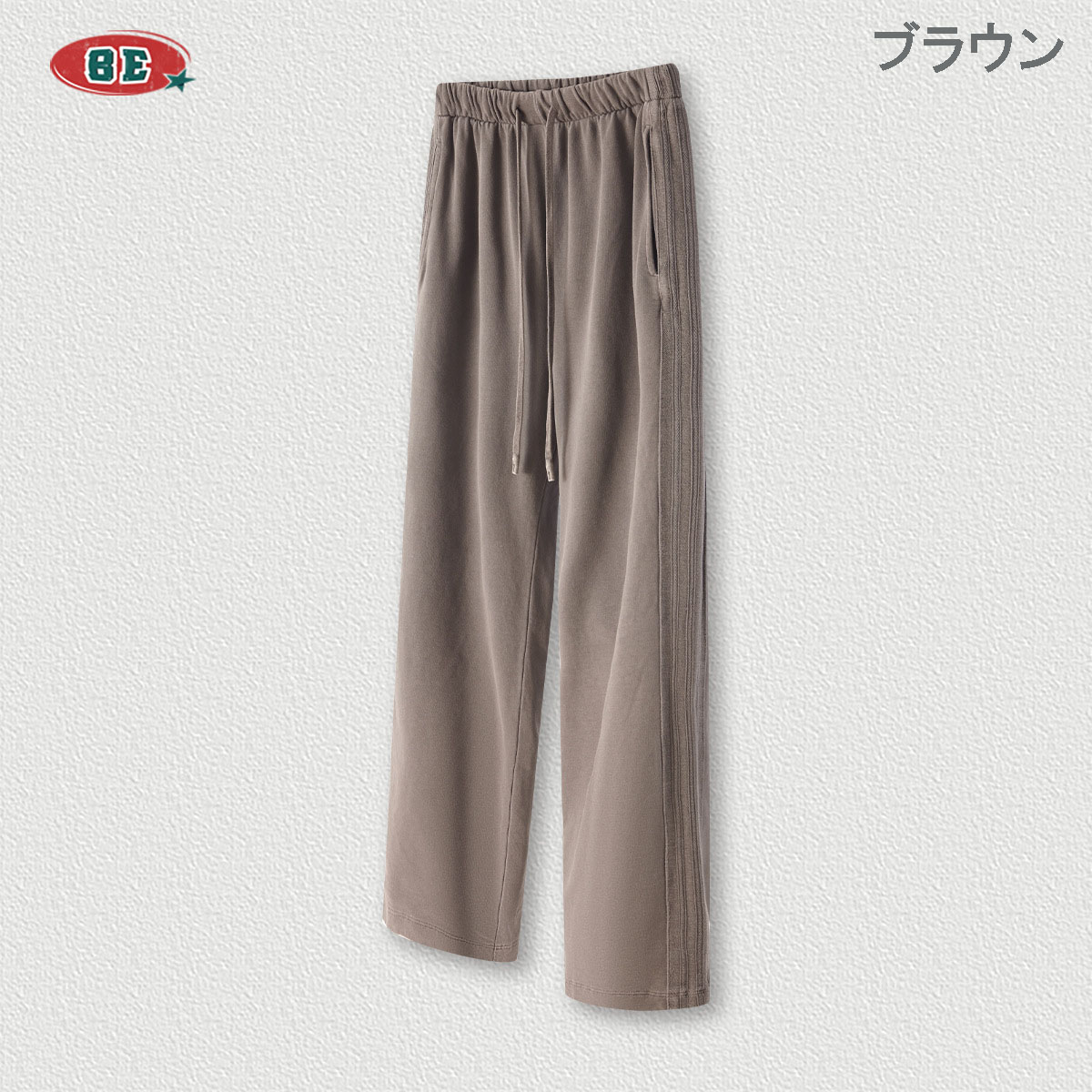 グレー パンツ 男女兼用 ヴィンテージ風 グレー ジョガーパンツ ストリート系 春秋冬