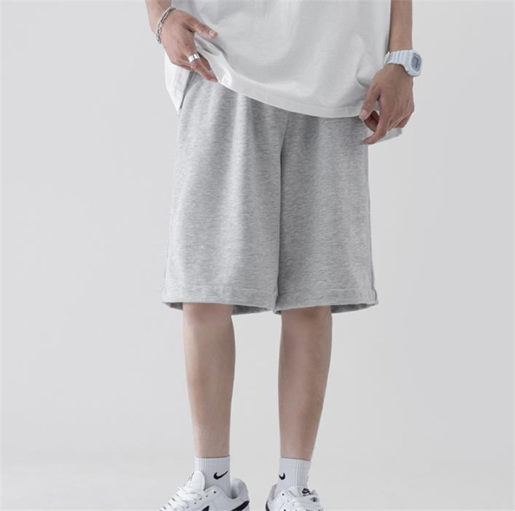 グレー パンツ メンズ夏用グレーショートパンツ薄手ゆったりカジュアル