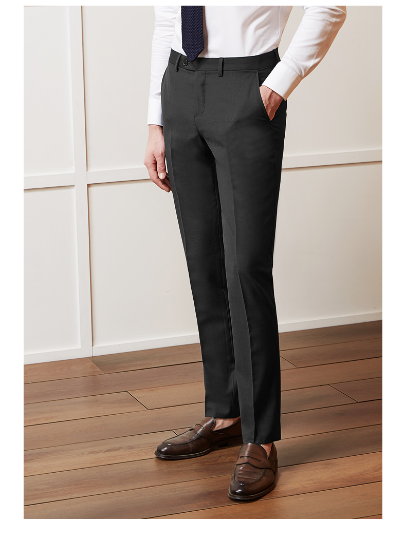グレー パンツ 上質シルエット フォーマルスラックス