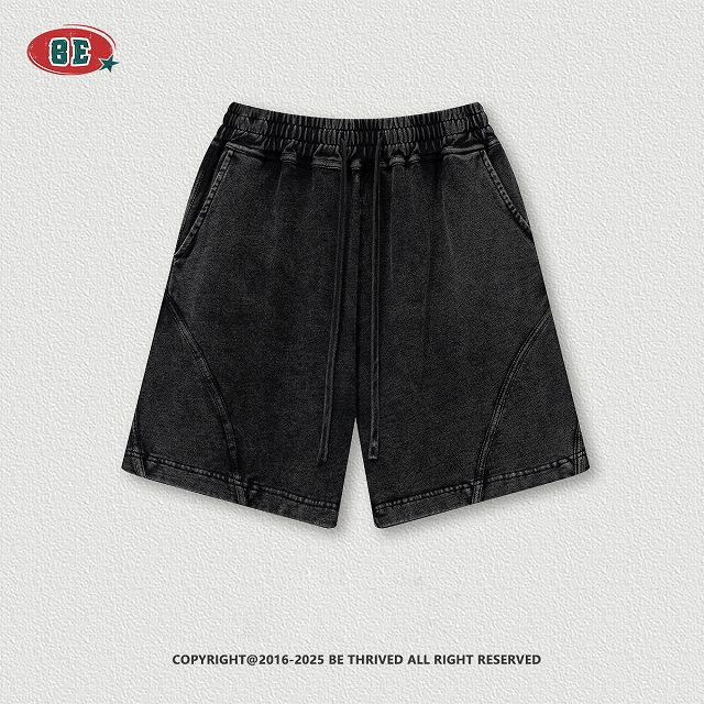 グレー パンツ メンズ グレー ビンテージ風 ショートパンツ ストリート系 半ズボン 春夏 新作