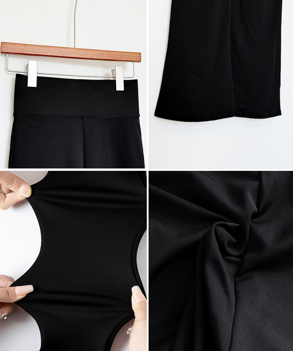 グレー パンツ グレー フレアパンツ レディース ヨガウェア 美脚