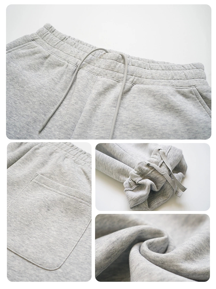 グレー パンツ 男女兼用 運動風 ゆったりパンツ 秋冬新作 全2色