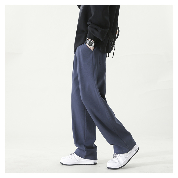 グレーパンツ ゆったりワイドシルエット裏起毛　スウェット