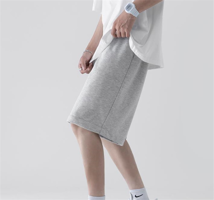 グレー パンツ メンズ夏用グレーショートパンツ薄手ゆったりカジュアル