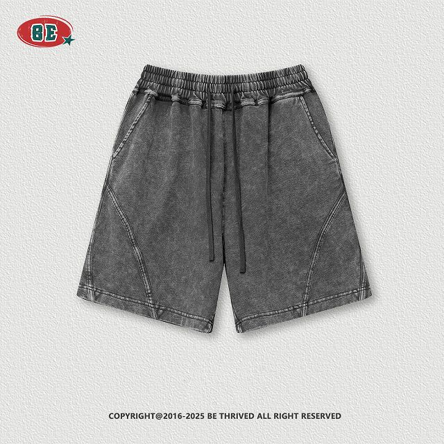 グレー パンツ メンズ グレー ビンテージ風 ショートパンツ ストリート系 半ズボン 春夏 新作