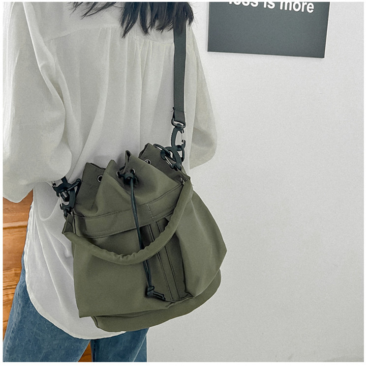 ジムバッグ レディース巾着型ショルダーバッグ大容量軽量バッグ