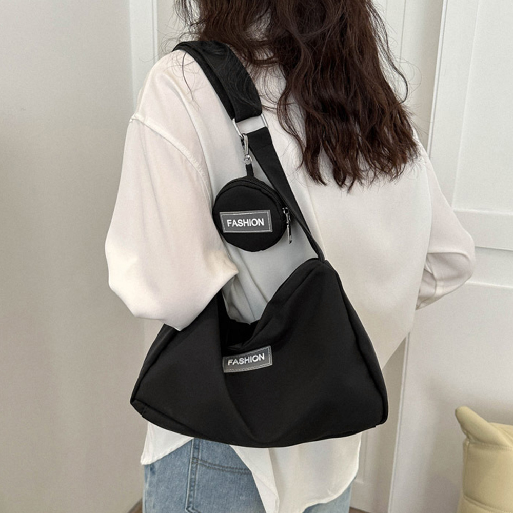 ジムバッグ ナイロンバッグ レディース 小銭入れ付き ショルダーバッグ