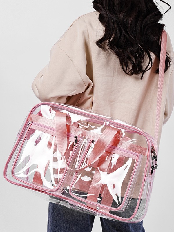 ジムバッグ 透明PVC素材多機能防水ジムバッグ